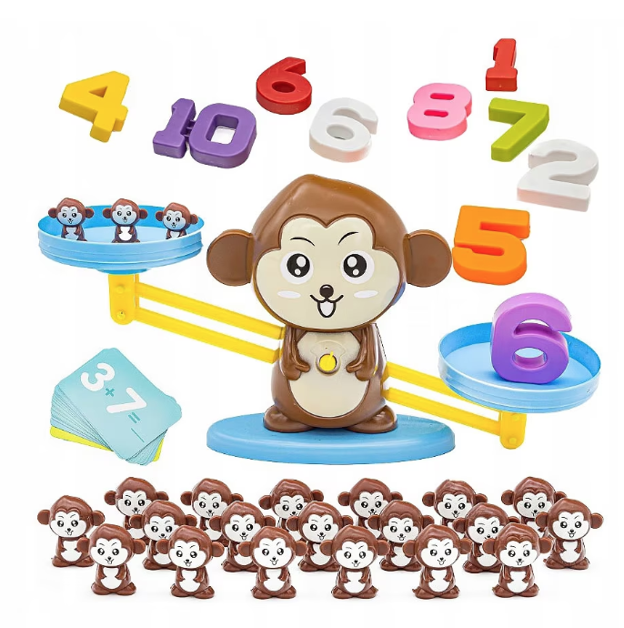 Joc educativ pentru copii Monkey Balance Matematica interactiva